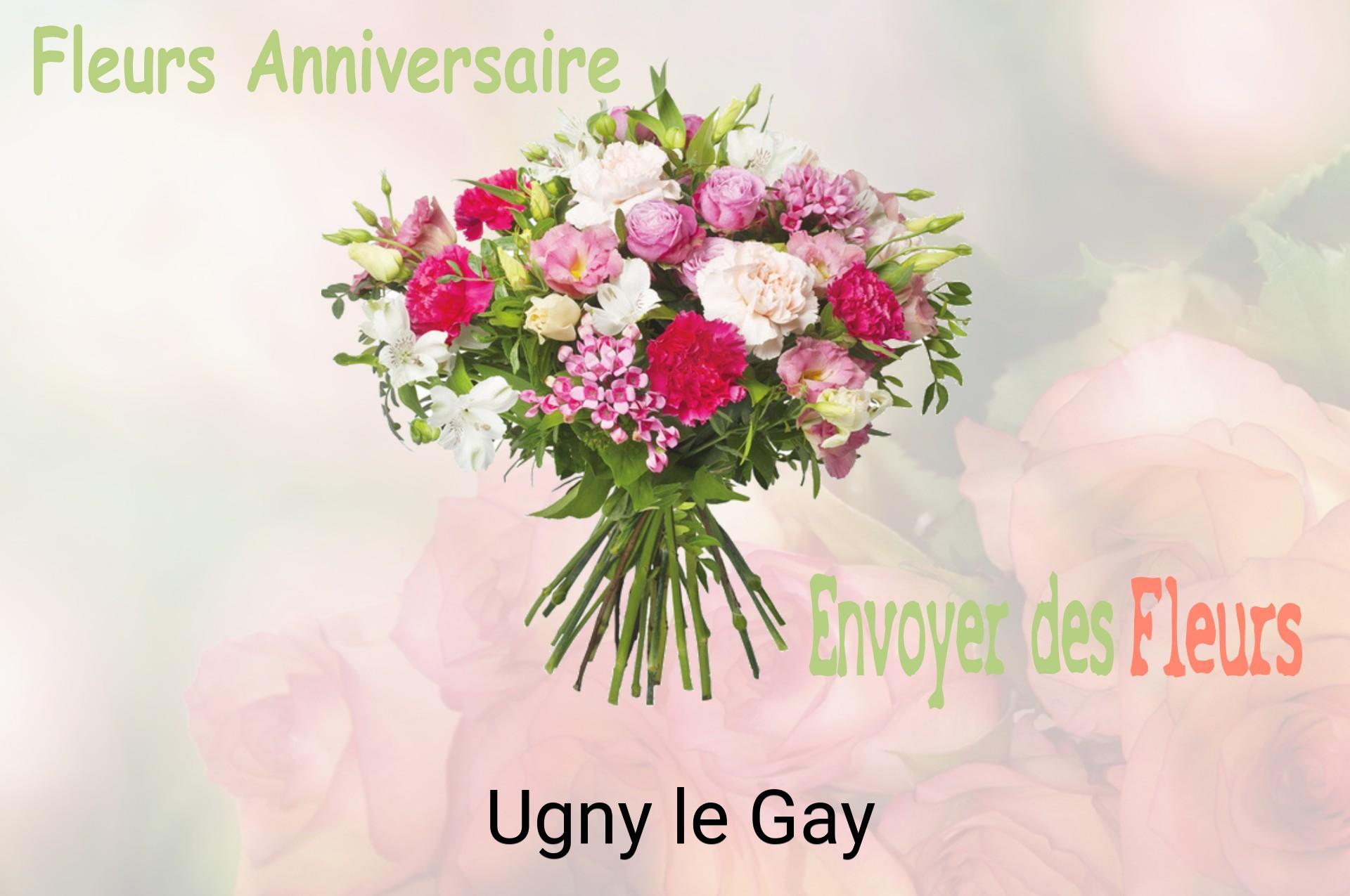 Bouquet de fleurs d’anniversaire livré à Ugny-le-Gay